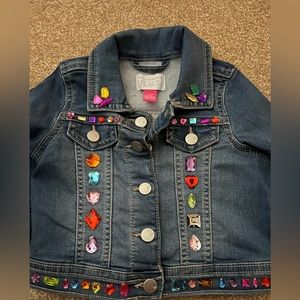 Bejeweled Jean Jacket. 12-18 months.